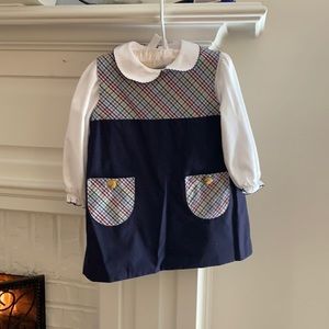 Beautiful school dress by The Beaufort Bonnet Company